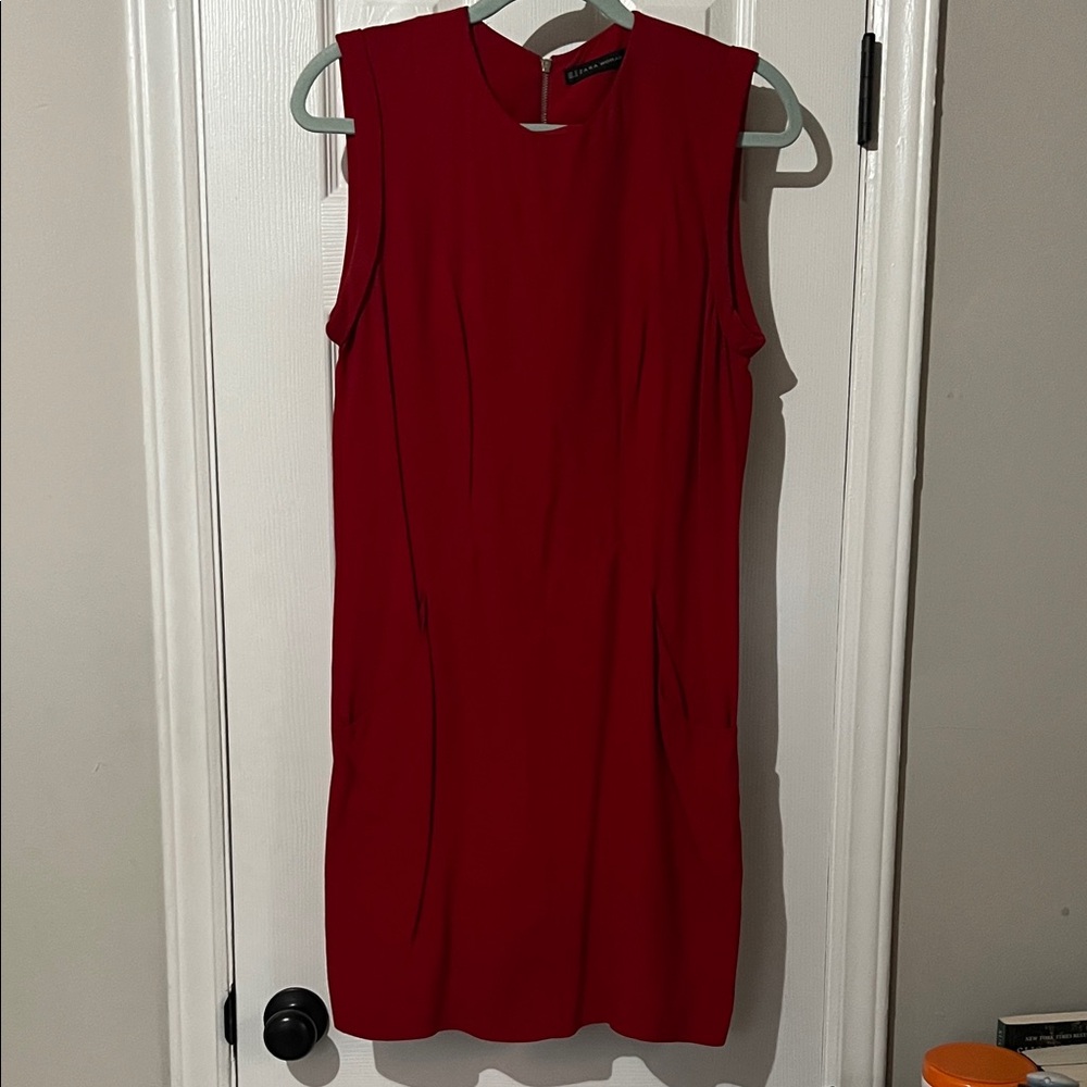 Calvin Klein Bold Red Mini Dress